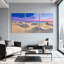 Ensemble de 3 impressions sur toile Scenic & Cityscapes Desert Dunes Under Twilight Sky-582081216