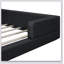 Lit plateforme tapissier avec 2 lampes de lecture-1513530085