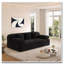 Canapé-lit sans cadre 78,7 po, convertible 2 en 1 avec 3 coussins-1689090025