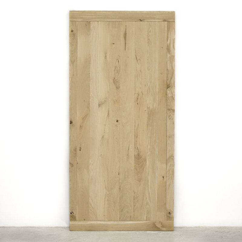 Lauryn Solid Oak Barn Door Prefinished, Raw/Unfinished, 100cm H x 210cm W x 4cm D