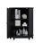 Modern Black Bathroom Cabinet With Triangle Corner Design And Adjustable Shelf For Efficient Storage Solutions-1939024142