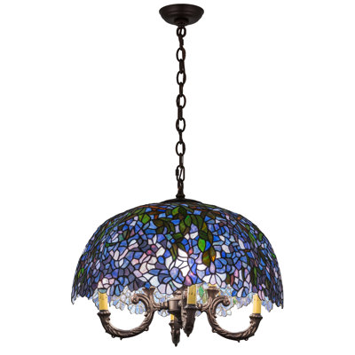 23" Wide Tiffany Laburnum Pendant