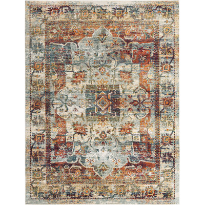 Tapis traditionnel Mekalah multi oriental
