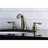 Kingston Brass Victorian Two-Handle 3-Hole Deck Mount Widespread Bathroom Faucet with Retail Pop-Up Drain