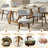 Upholstered Solid Wood Dining Chair Side Chair-979962846