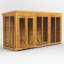 Powersheds 12 x 4ft Timber Tongue & Groove Pent Summerhouse