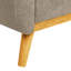 Canapé capitonné 67,7 po de largeur Mid-Century avec pieds en bois