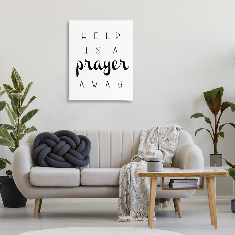 «A Prayer Away Sentiment» par Ashley Calhoun, H 40 po x l 30 po