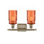 Éclairage pour meuble-lavabo à intensité réglable en laiton antique 2 lumières Wingo-107619859-107619869-47748949