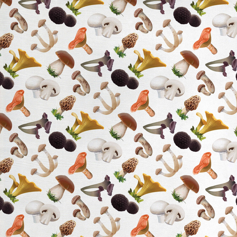 Tissu champignon, l 36 po x L 360 po