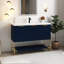 Ensemble de meuble-lavabo autoportant avec plateau Abisola-922732693