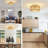 Aleiah Rattan Flush Mount