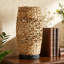 43cm Woven Table Lamp
