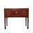 37" Long Reddish Brown Multi-Storage Console Table