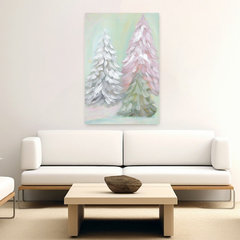 Arbre de Noël Candy Land, arbre de Noël contemporain abstrait, art de la nature, H 60 po x l 40 po