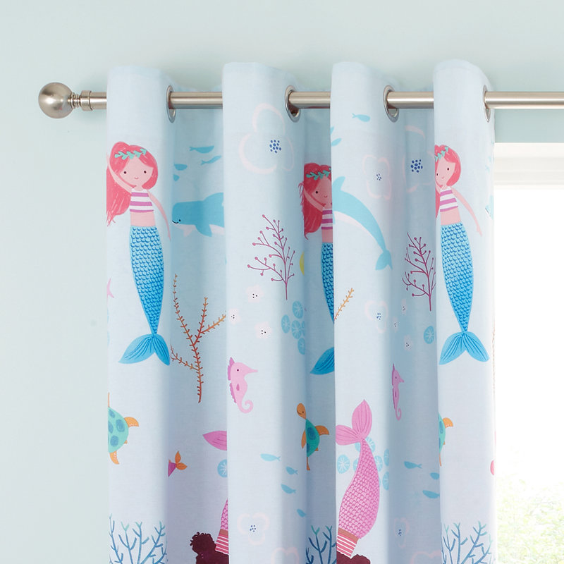Mermaid Two Panel Curtains