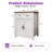 Farmhouse Modern Kitchen Storage Cabinet, Coffee Bar Cabinet with Drawer and Adjustable Shelf, Buffet Sideboard with Drawer for Kitchen, Dining Room, Entryway, Bathroom-972619787