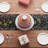 Colorful Happy Birthday Confetti Firework Table Runner Burlap Ta...