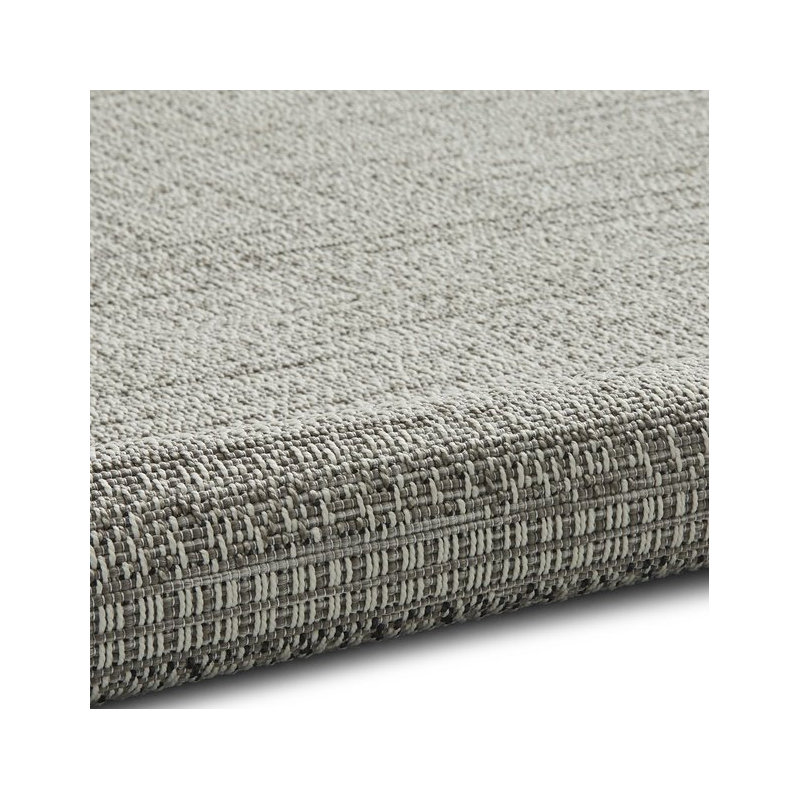 Machine Woven Silver Rug, Rectangle 120 x 170cm