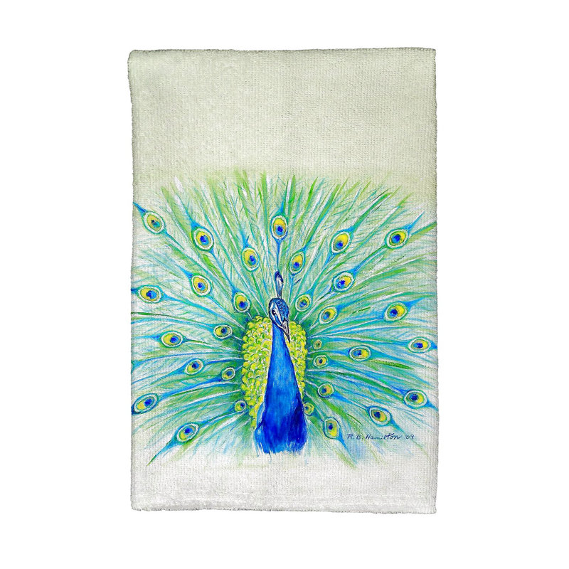 Serviette de thé peacock