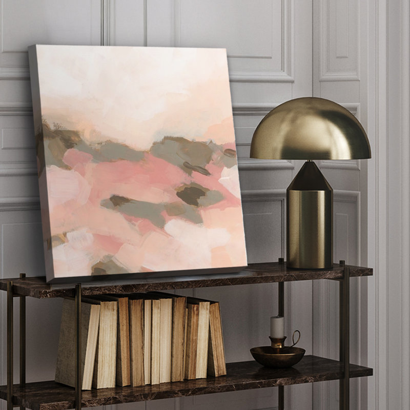 Desert Rose Valley I - galerie tendue sur mesure Cavas, H 18 po x l 12 po