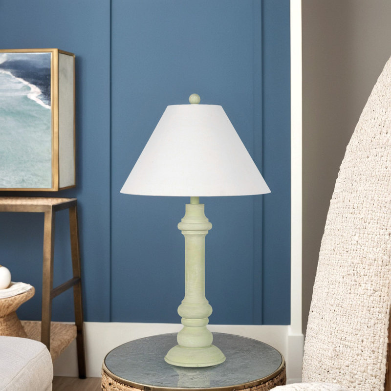 Lampe de buffet en résine Diandre, Crème