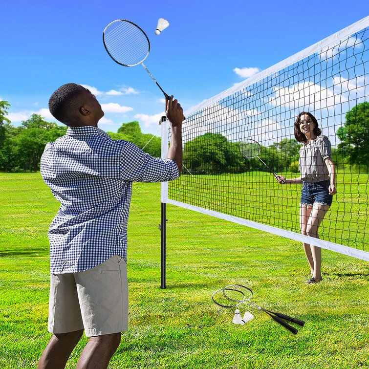 OXYGIE Fabric Badminton with Carrying Case | Wayfair