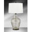 Lampe de table en verre et mercure 31 po Crotone
