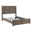 Lit en bois avec cadre en planche rustique-973902754