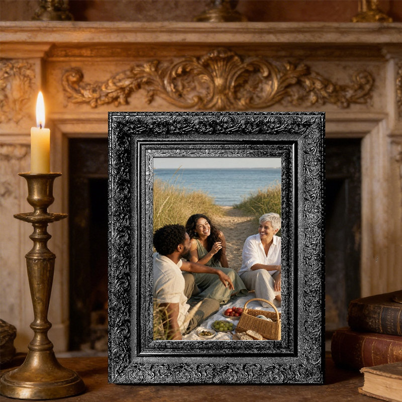 Cadre photo noir 1PC 11 "x 14" noir facile à changer