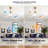 52 In. 3 Reversible Blades Adjust Height Ceiling Fan With Dimmable Led Light & Remote Control-2113388824-2113388829