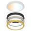 Plafonnier encastré à DEL 12 pouces blanc, luminaire polyvalent, température de couleur réglable 5 CCT, intensité variable 1200 lumens