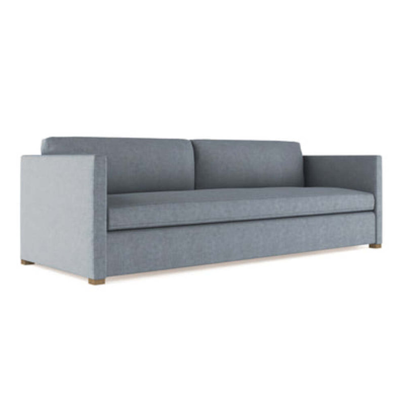 Canapé Madison, H 33 po x l 108 po x P 41 po, Brume moelleuse en velours, Patiné