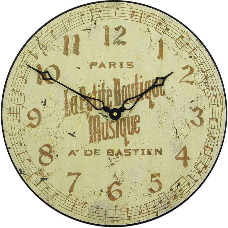 Musique Wall Clock - 36cm