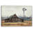 " Old Barn Under Snowy Mountains "-63917292