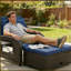 Wicker Outdoor Daybed,Rattan Daybed,Backrest Loveseat