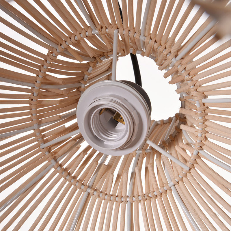 Faringdon 1 - Light Natural Dome Pendant, 19" H x 19" W x 19" D