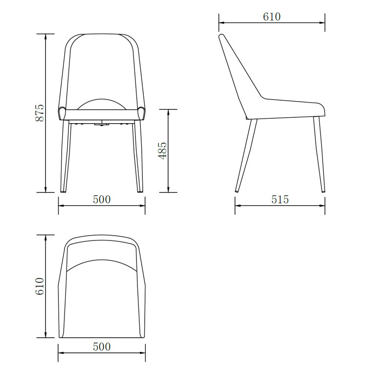 Karaya Velvet Upholstered Side Chair (Set of 2)