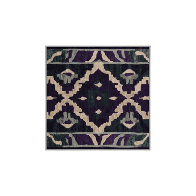 Tapis mauve soyeux et moelleux