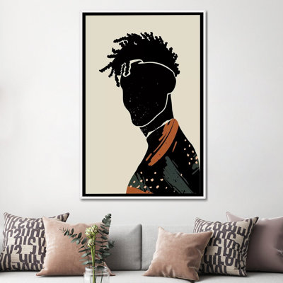 Black Hair II - impression d'art graphique