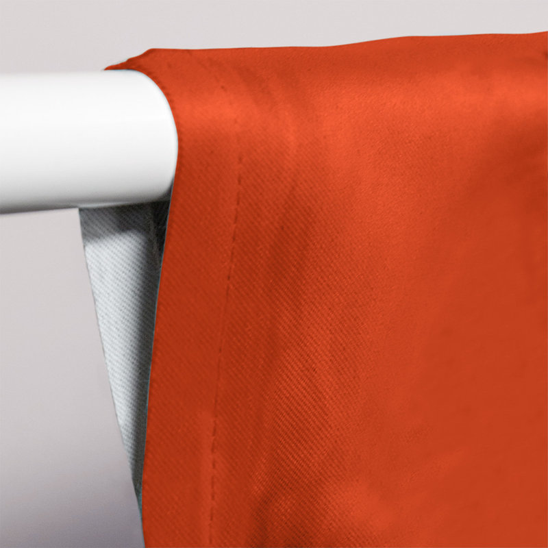 Mississippi Rebellion Sateen Room Darkening Curtain Single Panel, Orange/Blue