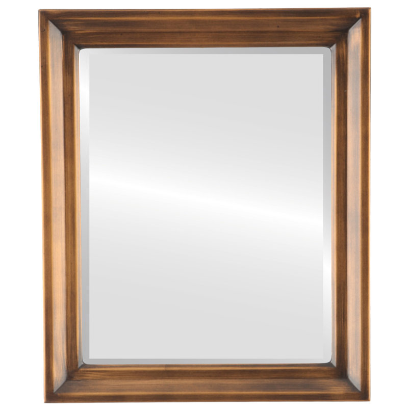 Miroir d'appoint Goulet, H 19 po x l 15 po, Coucher de soleil doré