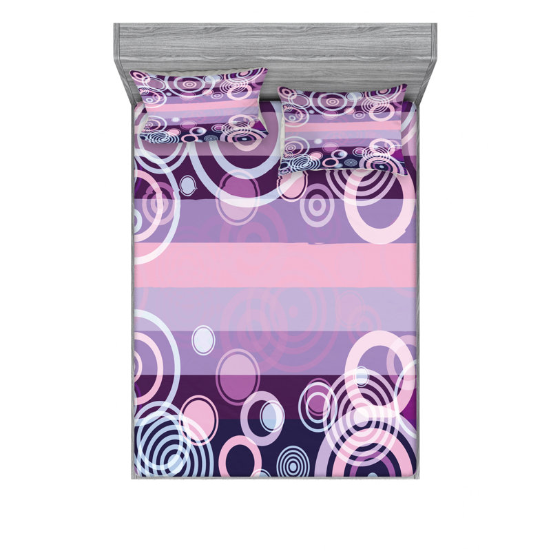 Microfiber Sheet Set, Full/Double Sheet Set with Fitted Sheet