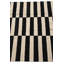 Tapis noir et blanc Noe