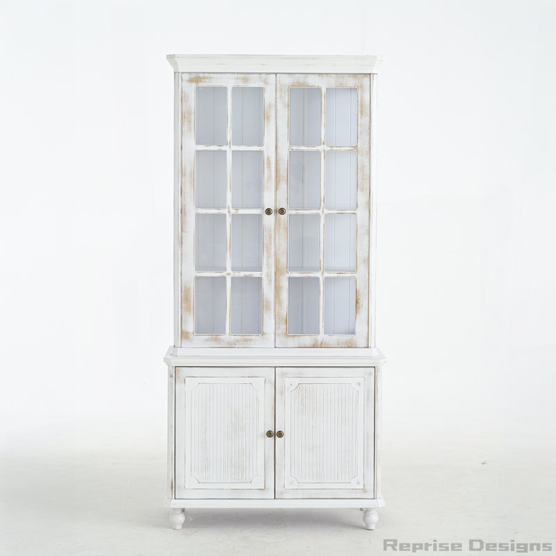 Grande vitrine 77,5 po avec portes doubles en verre