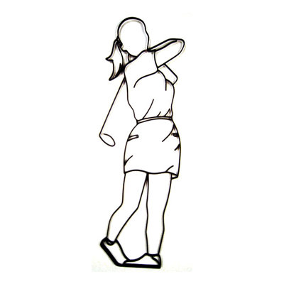 Décoration murale golfeuse