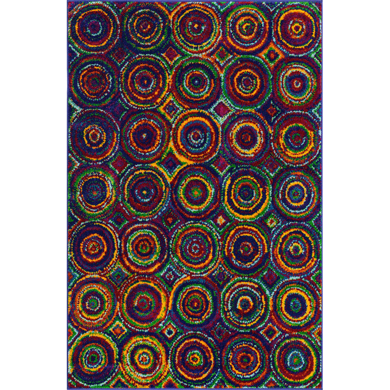 Malaija Geometric Indoor Rug, Rectangle 4' x 6'
