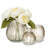 Ribbed With Gold Stripes Votive Candle Holder