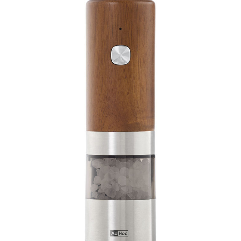 Adhoc I.mill Electric Salt & Pepper Mill In Acacia Wood