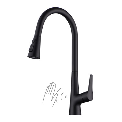 Sumerain Pull-down Kitchen Sink Faucet, Touchless Hands-free Kitchen Faucet, Motion Sensor Kitchen Faucet Commercial Grade